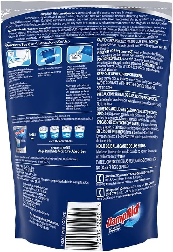 Damp Rid Refillable Moisture Absorber – Pure Linen Humidity Absorber & Odor - Image 5