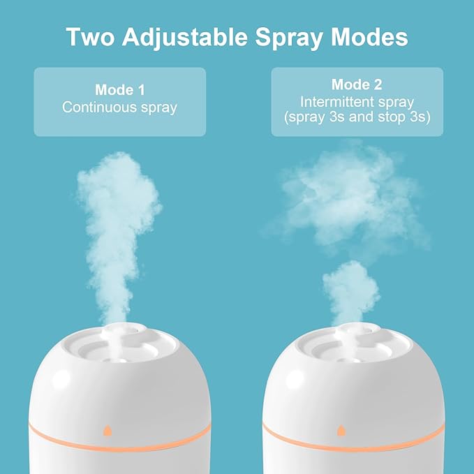 Portable Small Humidifier, USB Personal Desktop Humidifier - Image 6