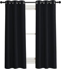 NICETOWN Black Out Curtain Panel Shade, Single Piece, 34 inches Wide by 63 by NICETOWN