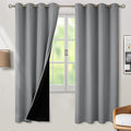 BGment Thermal Insulated 100% Blackout Curtains 72 Inch Length 2 Panels by BGment