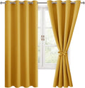 Hiasan Blackout Curtains for Bedroom, 52 x 63 Inches Length by Hiasan