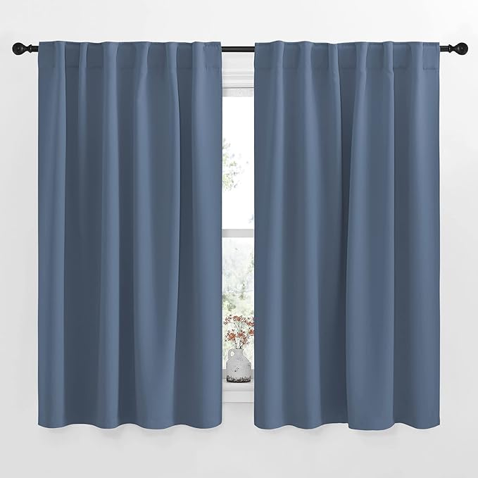 NICETOWN Kitchen Window Curtains, Privacy Short Drapes by NICETOWN