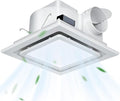 12" Ultra Quiet Bathroom Exhaust Fan by BreatheDeeperLiveCleaner