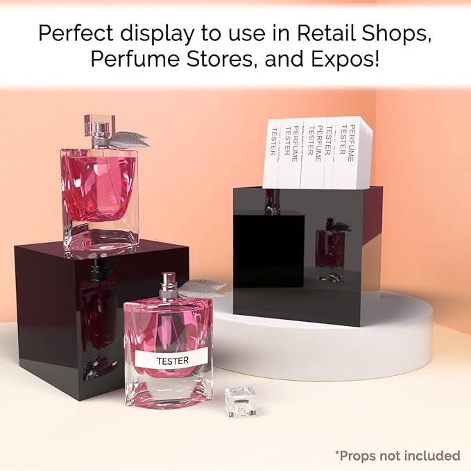 6 Pack 5 Inch Acrylic Display Riser Box Black Square Retail Product Riser One - Image 2
