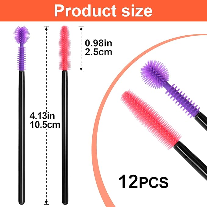 12pcs Silicone Crevice Cleaning Brushes, 3 Styles Small Sewing Machine Cleaner - Image 2