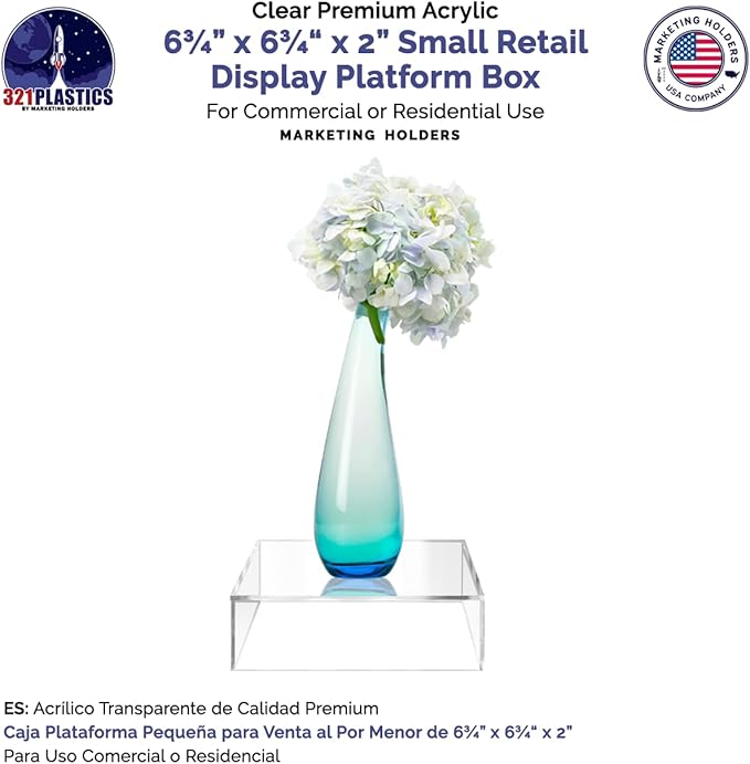 2 Pack Clear Acrylic Display Box - Image 5