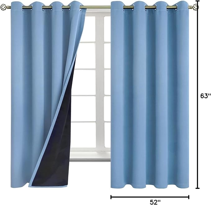 BGment Thermal Insulated 100% Blackout Curtains - Image 9