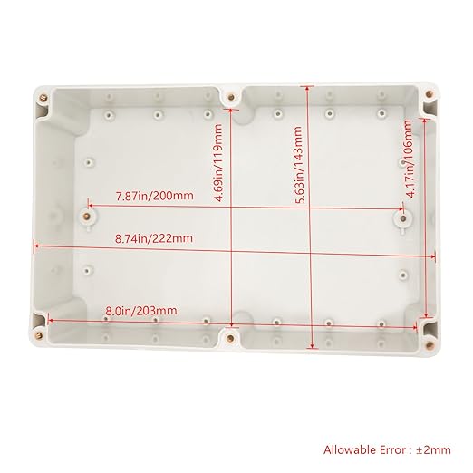 Project Box IP65 Waterproof Junction Box ABS Plastic Electrical Boxes DIY - Image 3