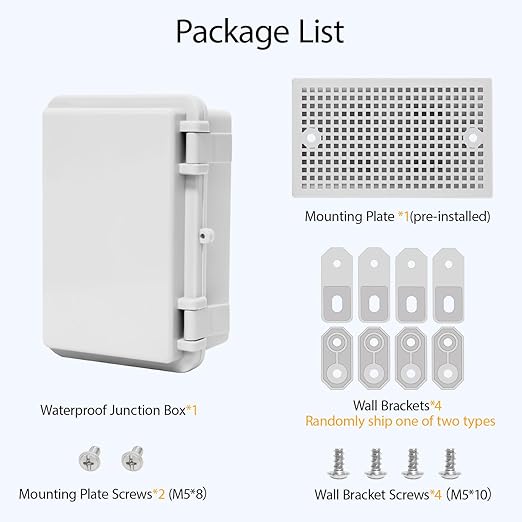 Junction Box, ABS Plastic, IP65 Waterproof Dustproof Universal Electrical - Image 7