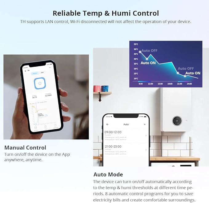 Smilewolf TH Elite 16A/20A WiFi Smart Switch Temperature and Humidity - Image 5