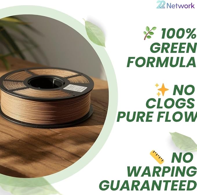 22 Network PLA 3D Printer Filament 1.75mm, 1kg Spool, Dimensional Accuracy - Image 5