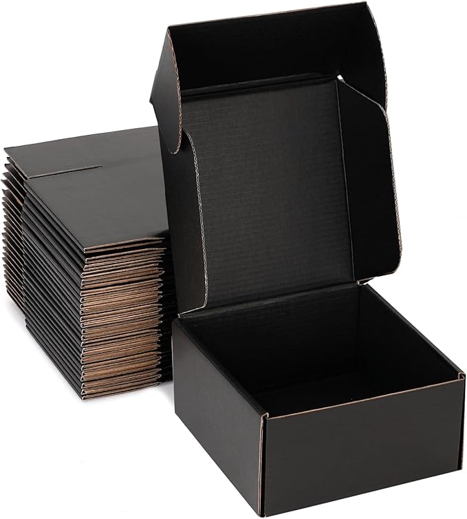 Small Shipping Boxes 8x8x4 Inch by DUZCLI