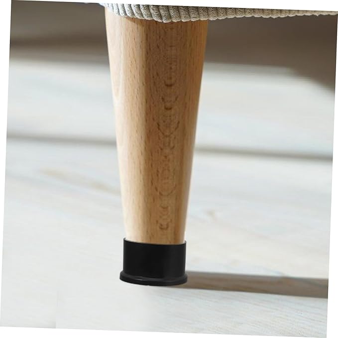 VILLCASE 4Pcs Rubber Chair Leg Caps Non Slip Floor Protectors - Image 6
