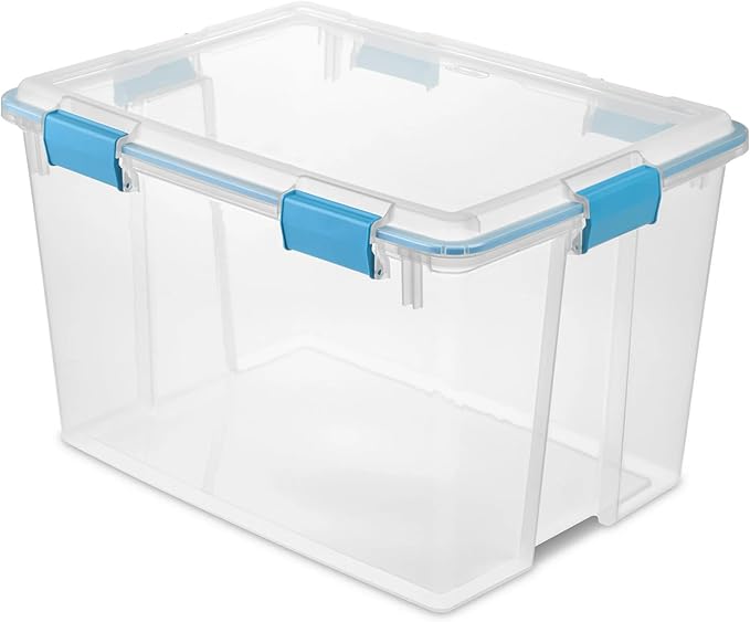 80 Quart Clear Storage Bin by Unknown