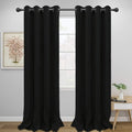 Easy-Going Blackout Curtains for Bedroom, Solid Thermal Insulated Grommet and by Easy-Going