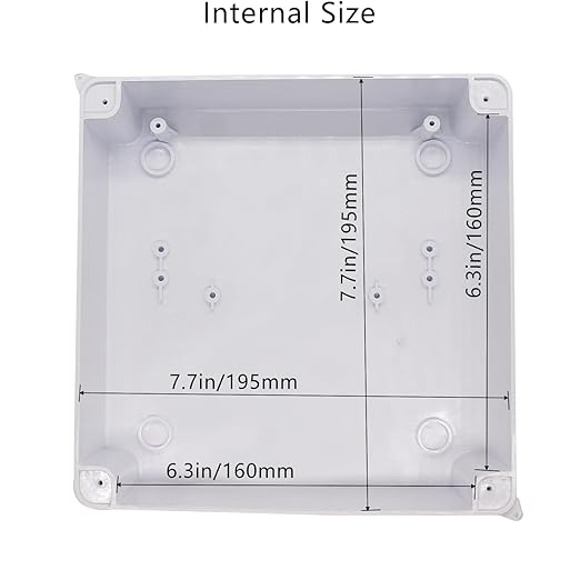 Junction Box Dustproof Waterproof IP65 ABS Plastic Electrical Boxes, Indoor & - Image 5