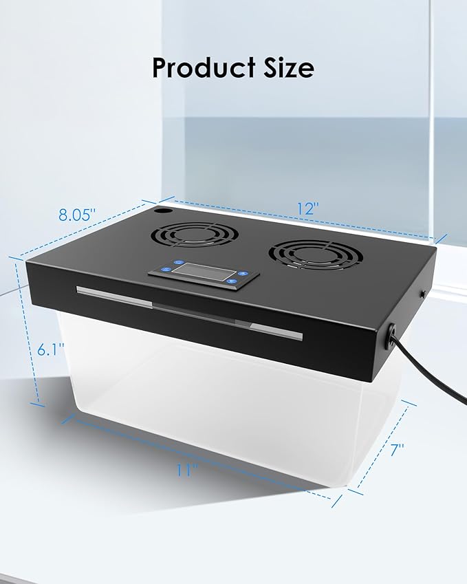Electric Humidifiers for 10-50 Cubic Ft. Cabinet, Humidor Cabinet Humidifier - Image 7