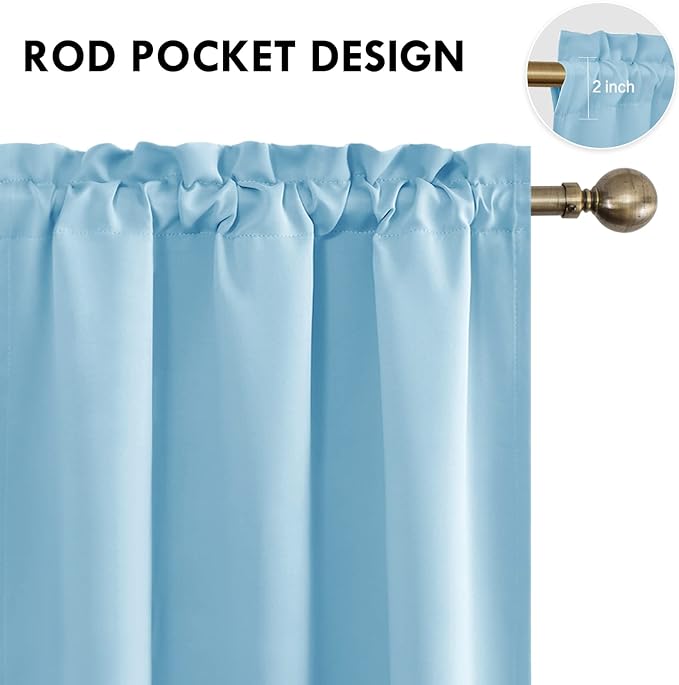DWCN Blackout Curtains for Bedroom - Image 4