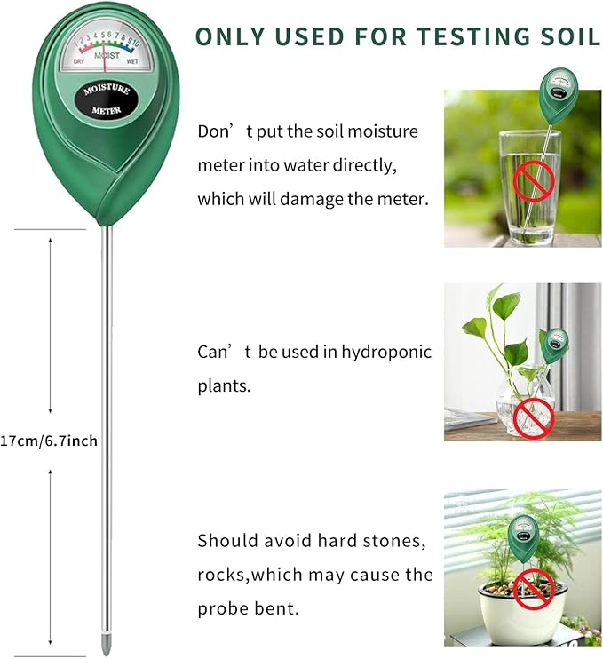 Soil Moisture Meter, 2 Pack Soil Moisture Monitor - Image 6
