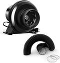 iPower 4 Inch 195 CFM Inline Duct Ventilation Fan by iPower