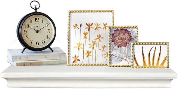 AHDECOR White Floating Shelves Wall Mounted, Deeper Wall Storage Shelf - Image 5