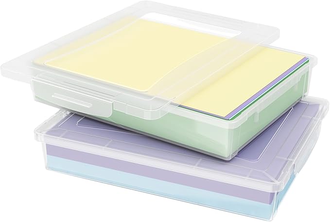 Lifewit 2 Pack Plastic Multi-Purpose Storage Box by Lifewit