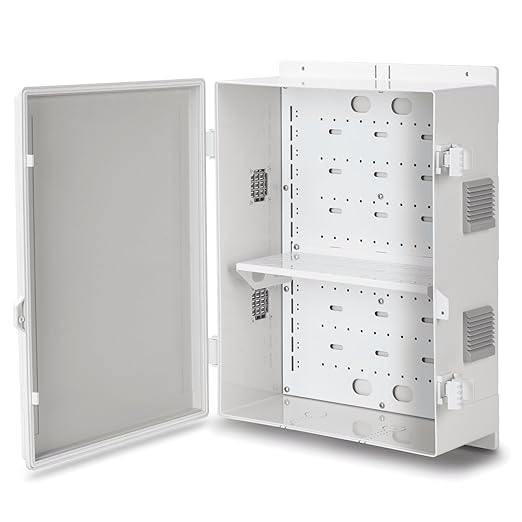 Outdoor Electrical Junction Box, ABS Water Resistant Enclosure by Namunanee
