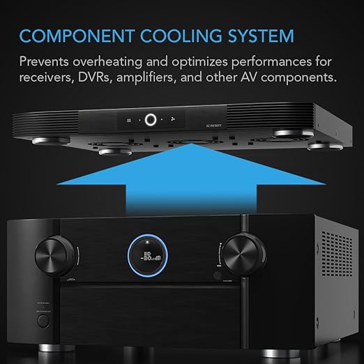 AC Infinity AIRCOM S8, Quiet Cooling Blower Fan System 17" Rear-Exhaust - Image 2