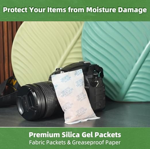 100 Gram Silica Gel Packets, Desiccant Packs Silica Gel Desiccant Packets - Image 6