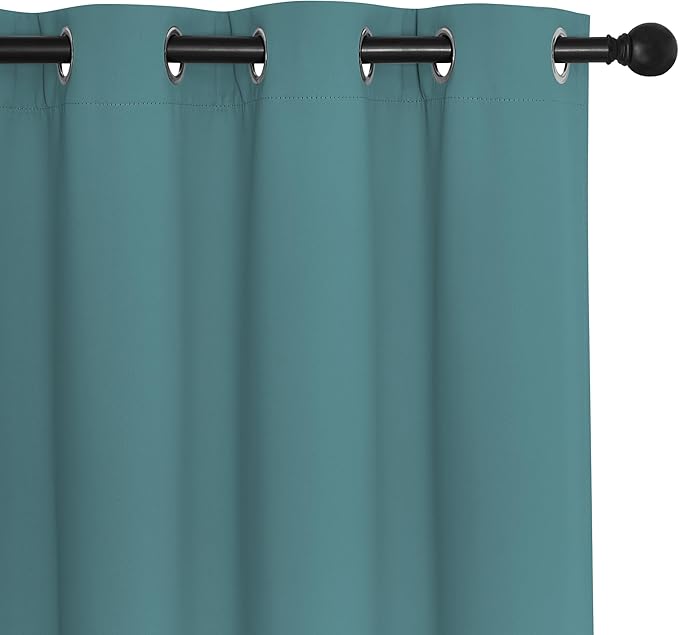 NICETOWN Sea Teal Blackout Curtains - Image 7