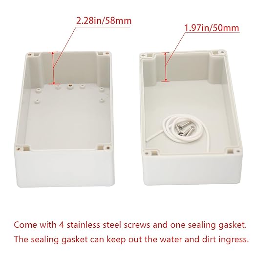 Project Box IP65 Waterproof Junction Box ABS Plastic Electrical Boxes DIY - Image 4