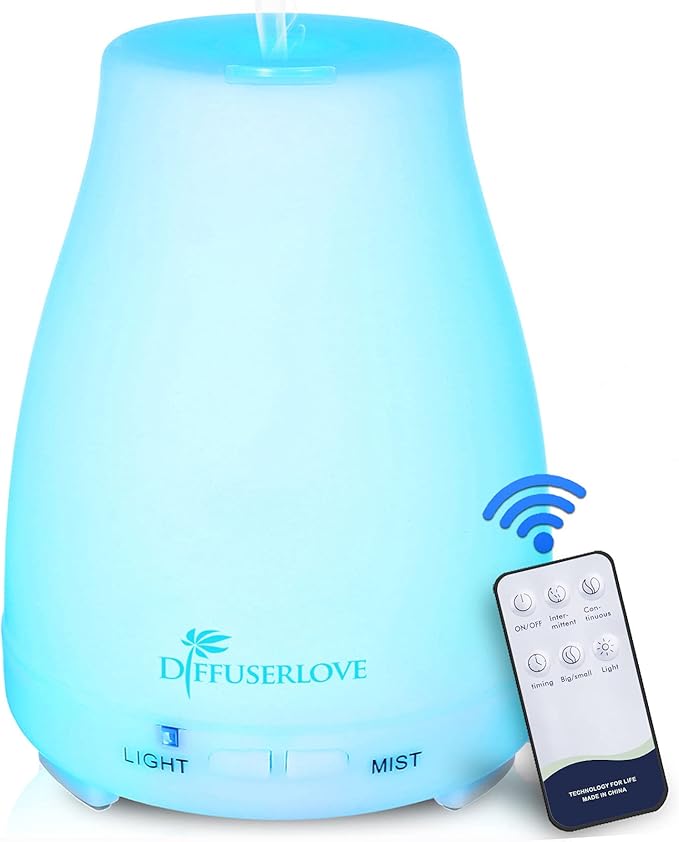 Diffuserlove Essential Oil Diffusers 200ML Remote Control Ultrasonic Mist by Diffuserlove