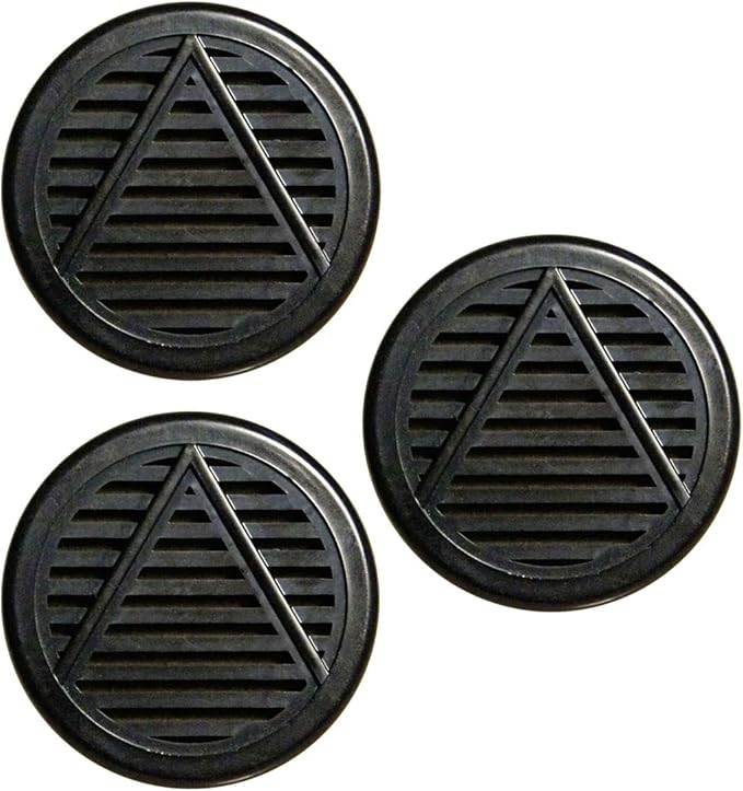 3 Pack Cuban Crafters Accessories Small Cigar Humidifier Round Black Puck 2.2 by Unknown