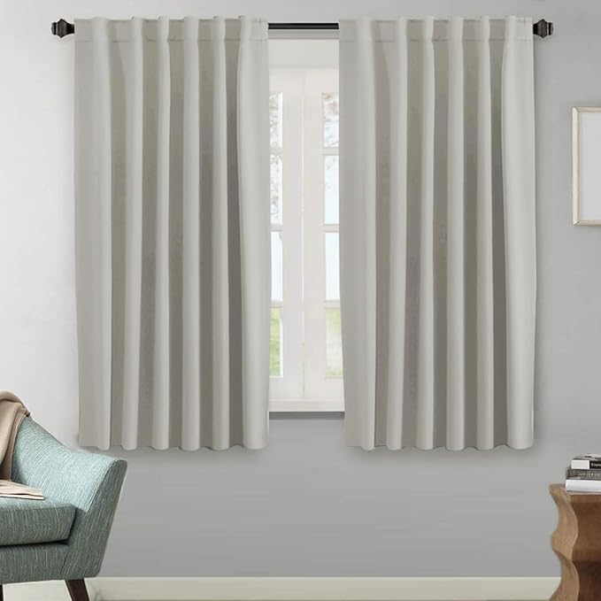 H.VERSAILTEX Blackout Curtains Thermal Insulated Window Treatment Panels Room by HVERSAILTEX