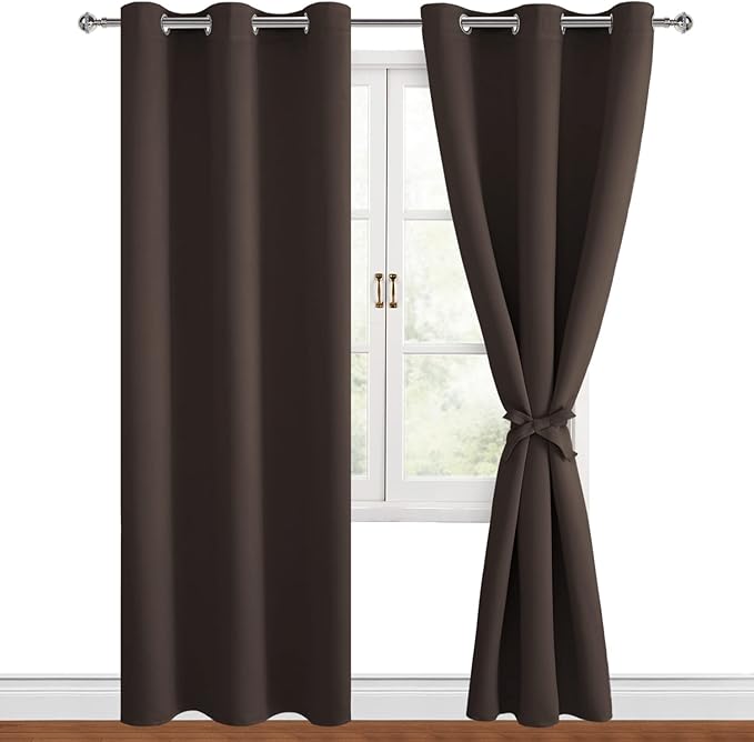 Hiasan Blackout Curtains for Bedroom and Living Room, Thermal Insulated by Hiasan