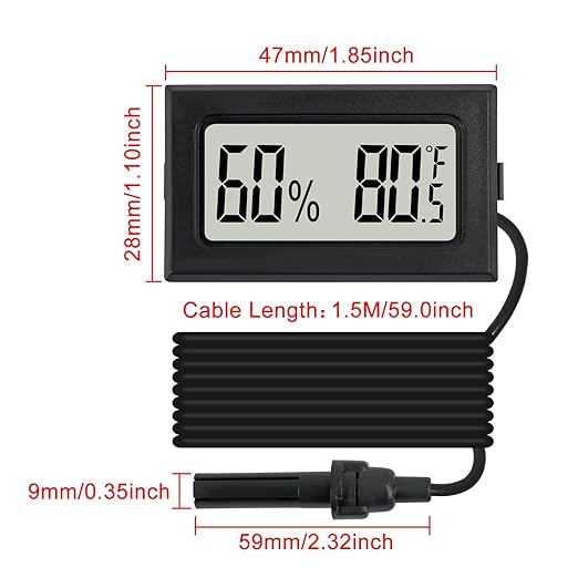 3Pcs Mini Digital Thermometer Hygrometer - Image 5