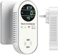 NICGOL 4-in-1 Upgraded Natural Gas Detector & Carbon Monoxide Detectors by NICGOLDetectorsforHomeSafe