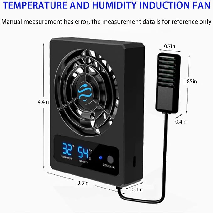Reptile Ventilation Fan with Humidity Control & High Temp Alarm, Smart - Image 3