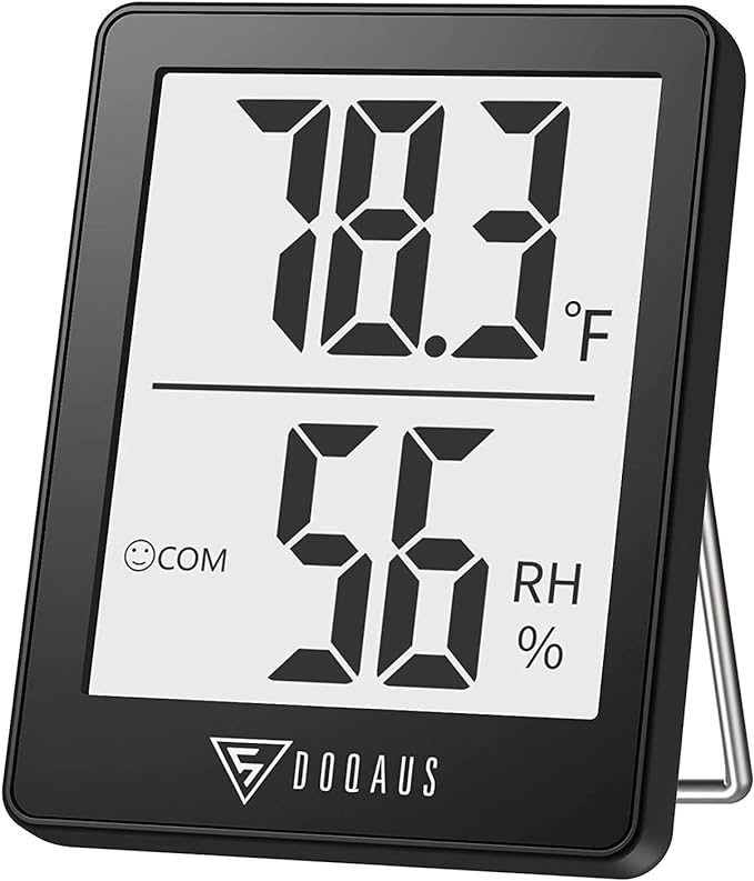 DOQAUS Digital Hygrometer Indoor Thermometer Humidity Meter Room Thermometer by DOQAUS