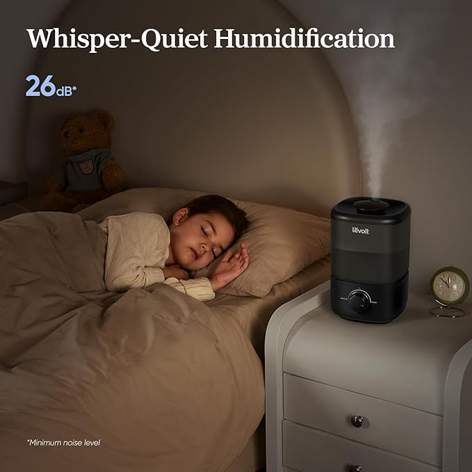 LEVOIT Classic 160 Top-Fill Ultrasonic Cool Mist Humidifier, Super Easy to Fill - Image 6