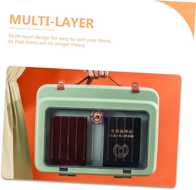 Creative Multifunctional Document Organizer Bag Durable Certificate Storage Case - Image 8