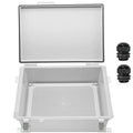 Zulkit Junction Box, IP67 Waterproof Electrical Box Hinged Cover Stainless by Zulkit