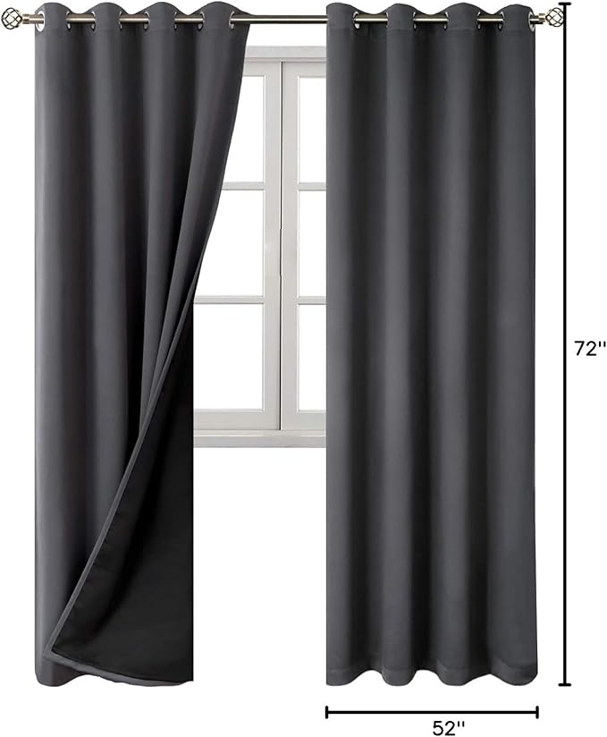 BGment Thermal Insulated 100% Blackout Curtains - Image 9