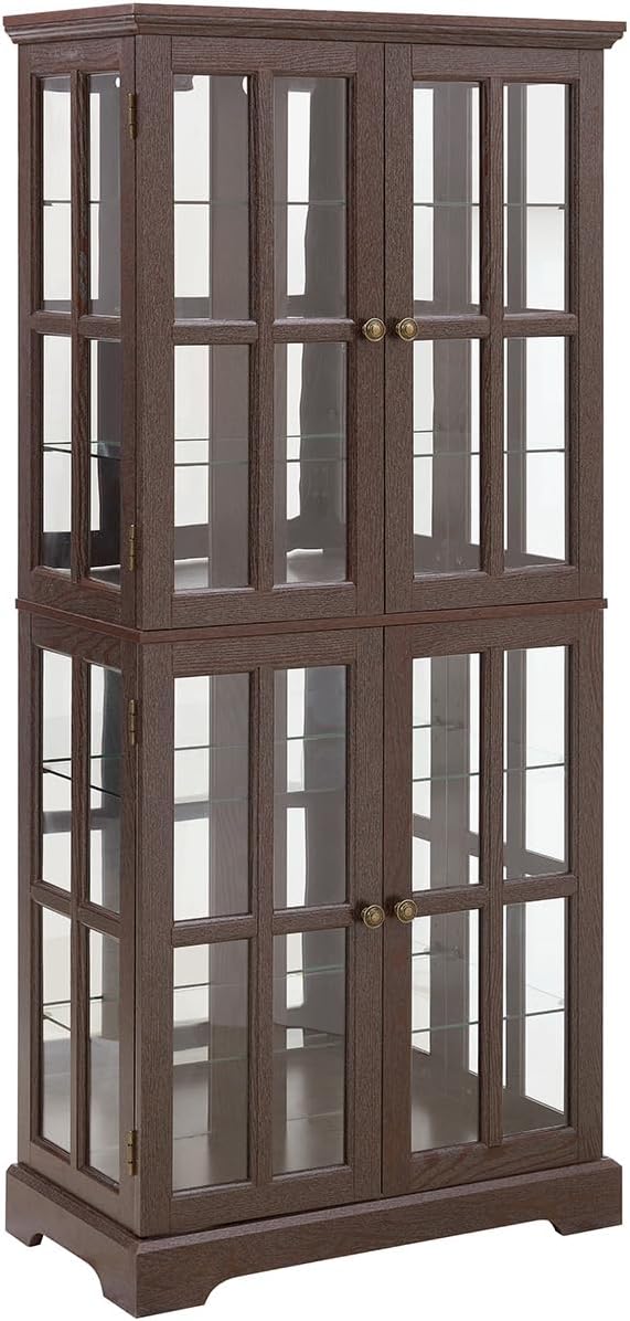 Lighted Glass Curio Cabinet - Image 5