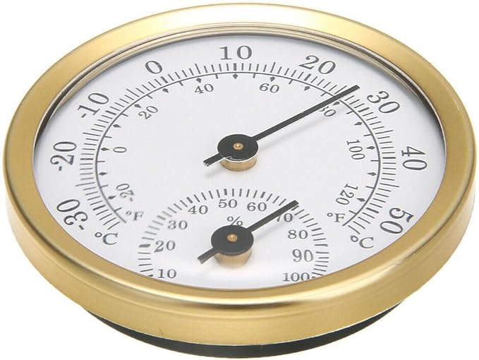 TEAMWILL Mini Analog Thermometer Hygrometer Humidity Meter Room Indoor - Image 4
