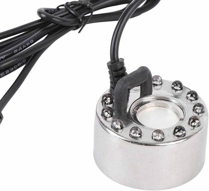 Mist Maker Fogger Zinc Alloy 12 LED Atomizer Humidifier - Image 8