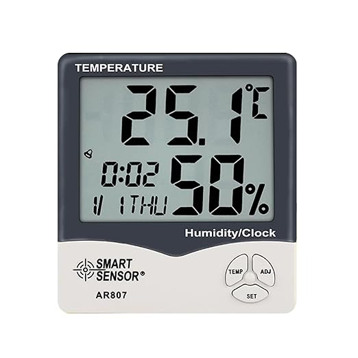 Digital Hygrometer Indoor Thermometer Room Temperature and Humidity Monitor by Supmea