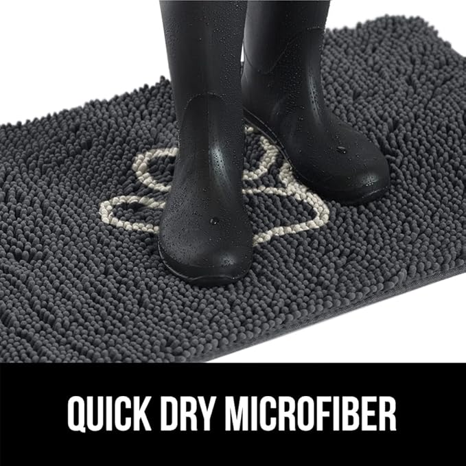 GORILLA GRIP SOAKSTOPPER Dog Door Mat, 48x30 Machine Washable Rug Absorbent - Image 9