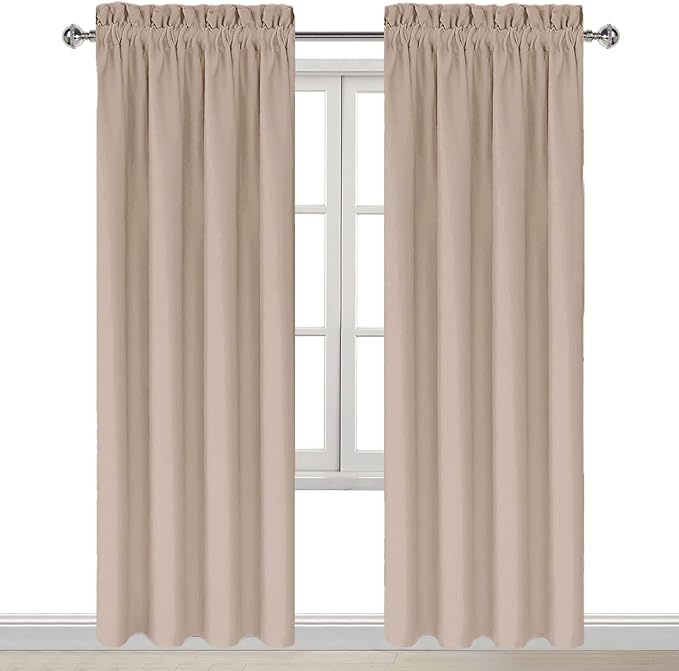 DWCN Blackout Curtains for Living Room Thermal Insulated, Energy Saving & Noise - Image 9