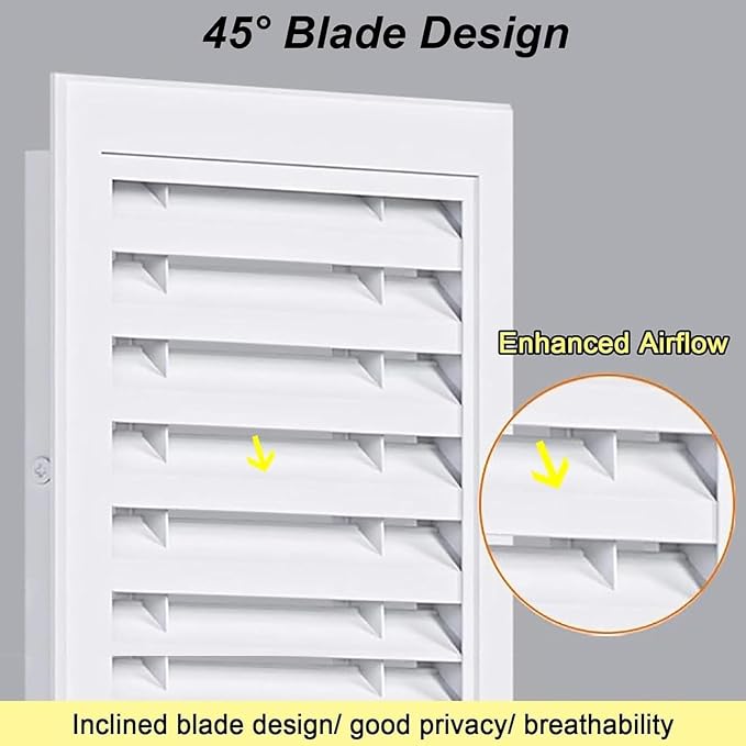 Black Decorative Air Vent Cover - Image 3